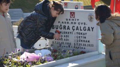 Çorum’da Ramazan Bayramı öncesinde şehitlikte bakım, onarım ve temizlik çalışması