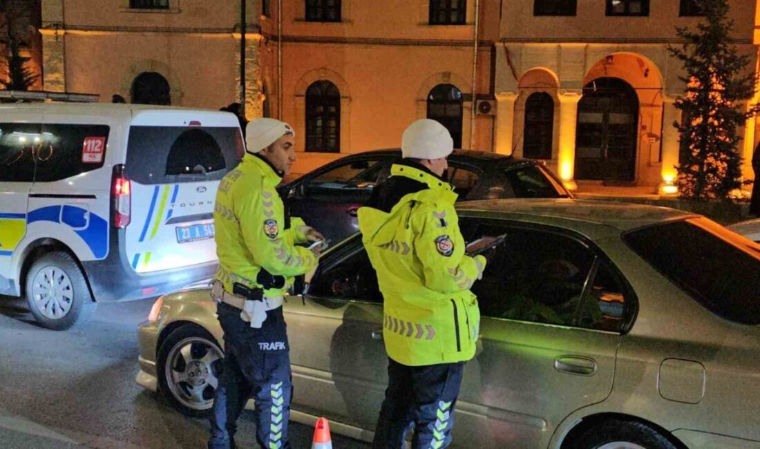 Elazığ İl Emniyet Müdürlüğü Trafik Denetleme Şube Müdürlüğü ekipleri tarafından