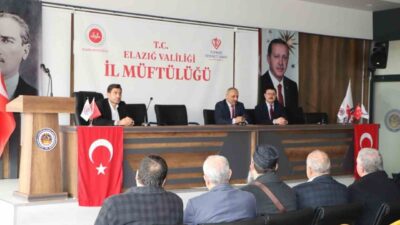 Elazığ İl Müftülüğü tarafından vaizlik hizmetleri, irşat faaliyetleri ve sahada