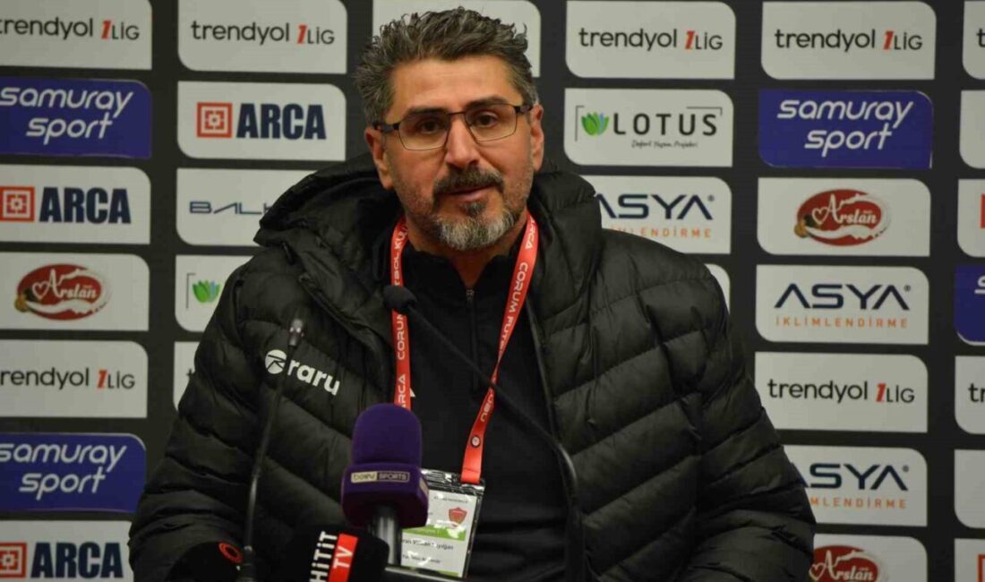 Hatayspor Yardımcı Antrenörü Emrah Volgan Sayılğan, Çorum FK maçı sonrası,