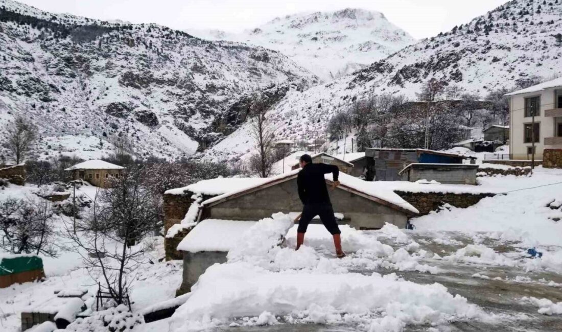 Erzincan kent merkezinde kar yağışı yerini soğuk havaya bırakırken yüksek