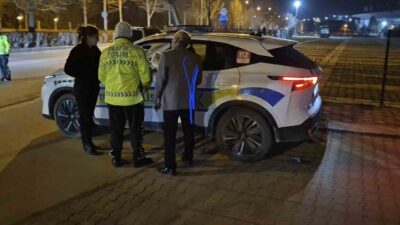 Eskişehir’de polis ekiplerince yapılan denetimde, ehliyetine daha önceden el konulduğu
