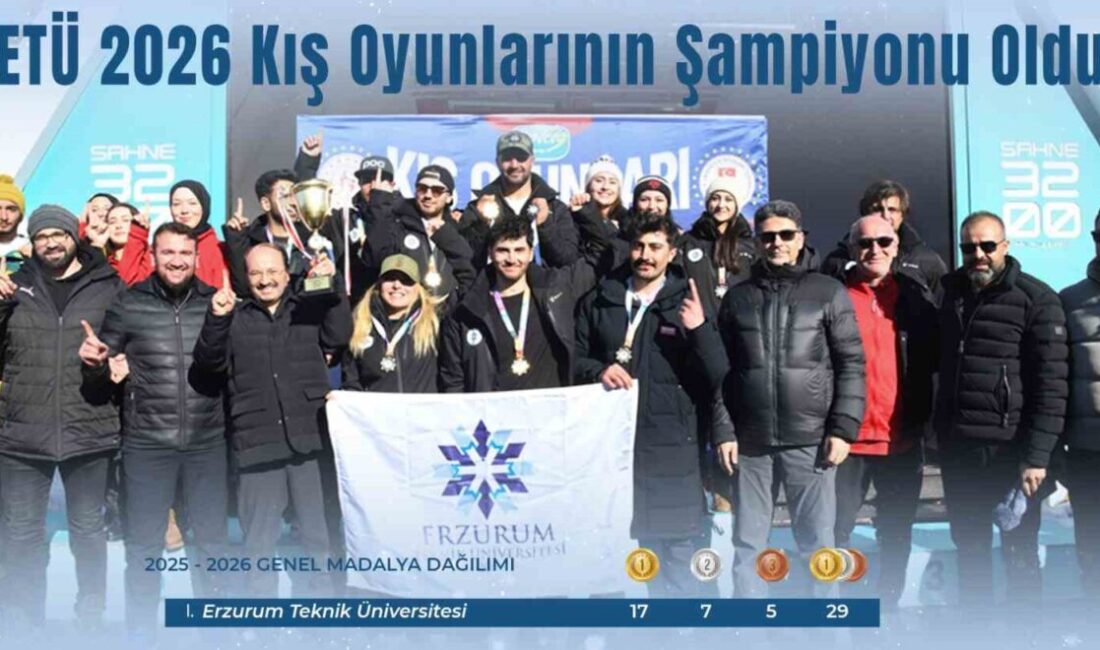 Türkiye Üniversite Sporları Federasyonu tarafından düzenlenen 2026 Kış Oyunlarında Erzurum