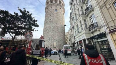 İstanbul’un Beyoğlu ilçesinde Galata Kulesi’nden atlayan kadın hayatını kaybetti. Edinilen