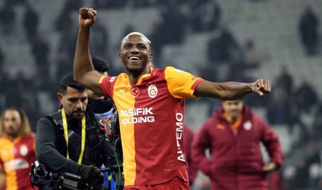 Galatasaray’ın Nijeryalı futbolcusu Victor Osimhen, Beşiktaş derbisinden sonra sarı-kırmızılı taraftarlara