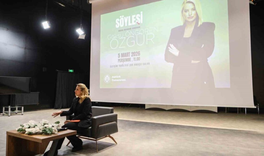 Gazeteci ve haber sunucusu Göksü Öngören Özgür, Atatürk Üniversitesi İletişim