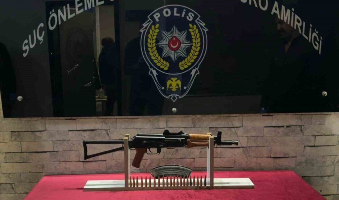 Gaziantep’te 1 adet tüfek ile 21 adet fişek ele geçirildi,