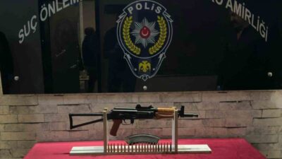 Gaziantep’te 1 adet tüfek ile 21 adet fişek ele geçirildi,