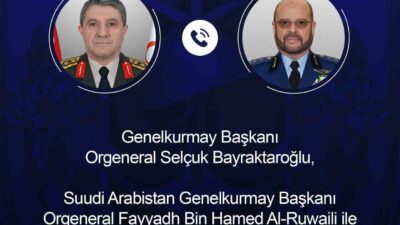 Genelkurmay Başkanı Orgeneral Selçuk Bayraktaroğlu, Suudi Arabistan Genelkurmay Başkanı Orgeneral