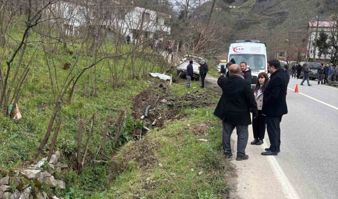 Giresun’un Tirebolu ilçesinde meydana gelen trafik kazasında 1 kişi hayatını