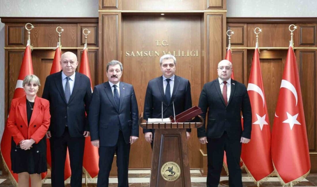 Gürcistan’ın Ankara Büyükelçisi Archil Kalandia ve üst düzey diplomatik heyet,