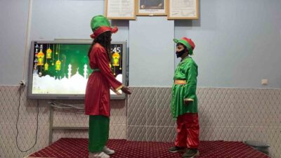 Aksaray’ın Güzelyurt ilçesinde ilkokul ve ortaokullarda öğretmen ve öğrenciler tarafından