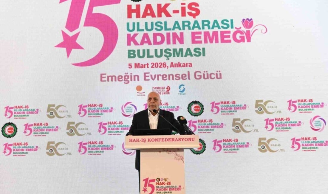 Hak İşçi Sendikası Konfederasyonu (HAK-İŞ) Genel Başkanı Mahmut Arslan, “Yüzde