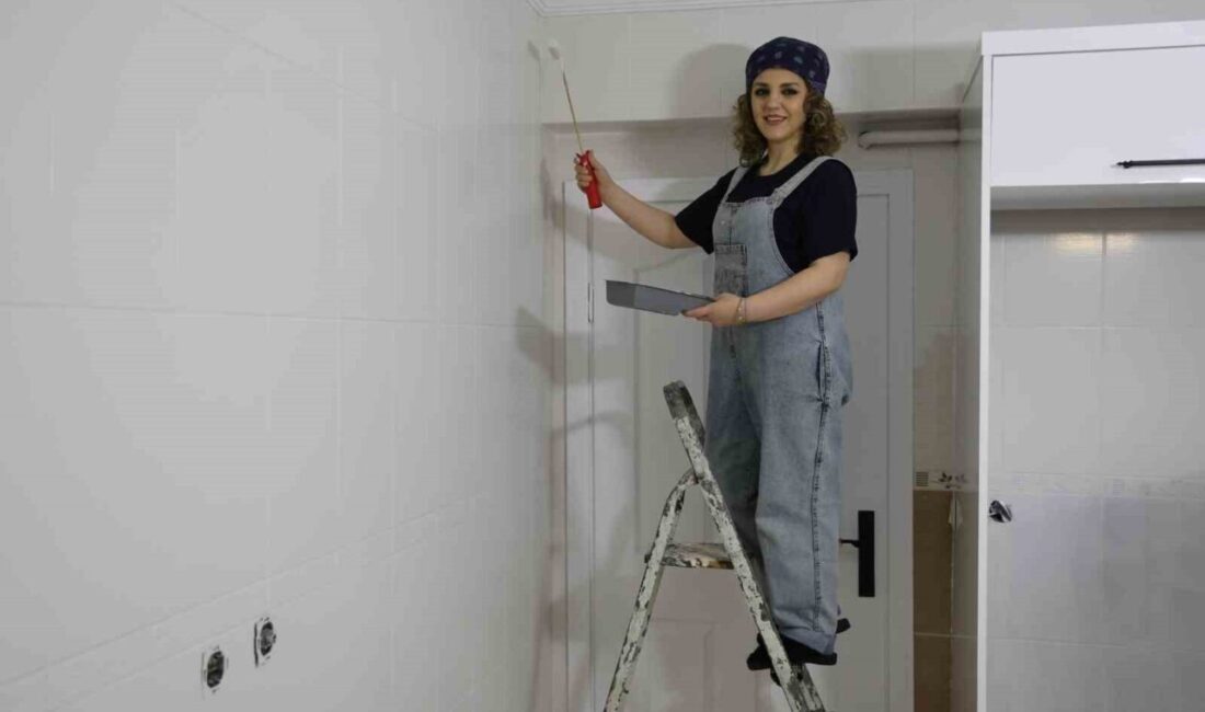 Sivas’ta kendi evininin mutfağını boyayarak adım attığı boyacılığı, kazandığı tecrübelerle