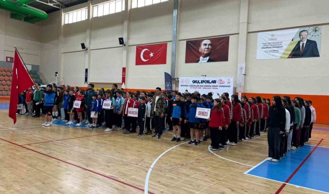 Okul Sporları faaliyet programı kapsamında düzenlenen Hentbol Küçükler (Kız-Erkek) Grup