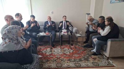 Kütahya’nın Hisarcık ilçesinde Ramazan Bayramı dolayısıyla şehit yakınları ve gaziler