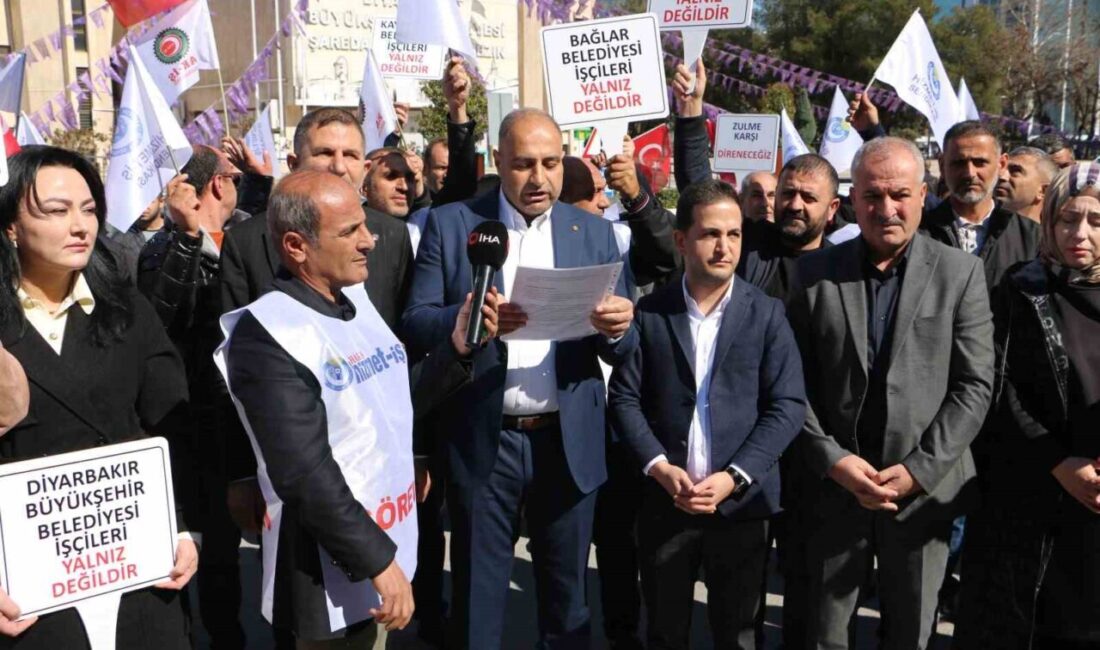 Hizmet-İş Sendikası Diyarbakır Şube Başkanı Ahmet Dinç ve Öz Sağlık