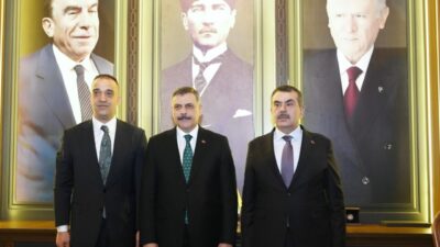 İçişleri Bakanı Mustafa Çiftçi ve Milli Eğitim Bakanı Yusuf Tekin,