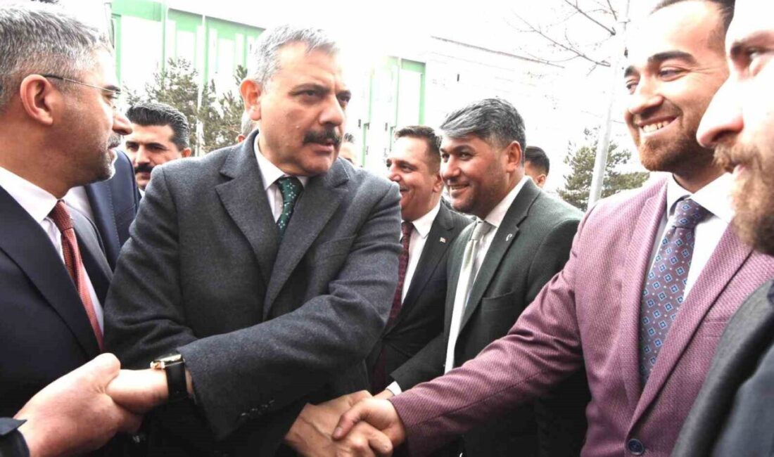 İçişleri Bakanı Mustafa Çiftçi, AK Parti Erzurum İl Başkanlığını ziyaret