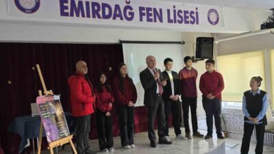 Afyonkarahisar Emirdağ Fen Lisesi’nde ‘Liselerde Bilim Uygulamaları (LBU)’ çerçevesinde sunumu