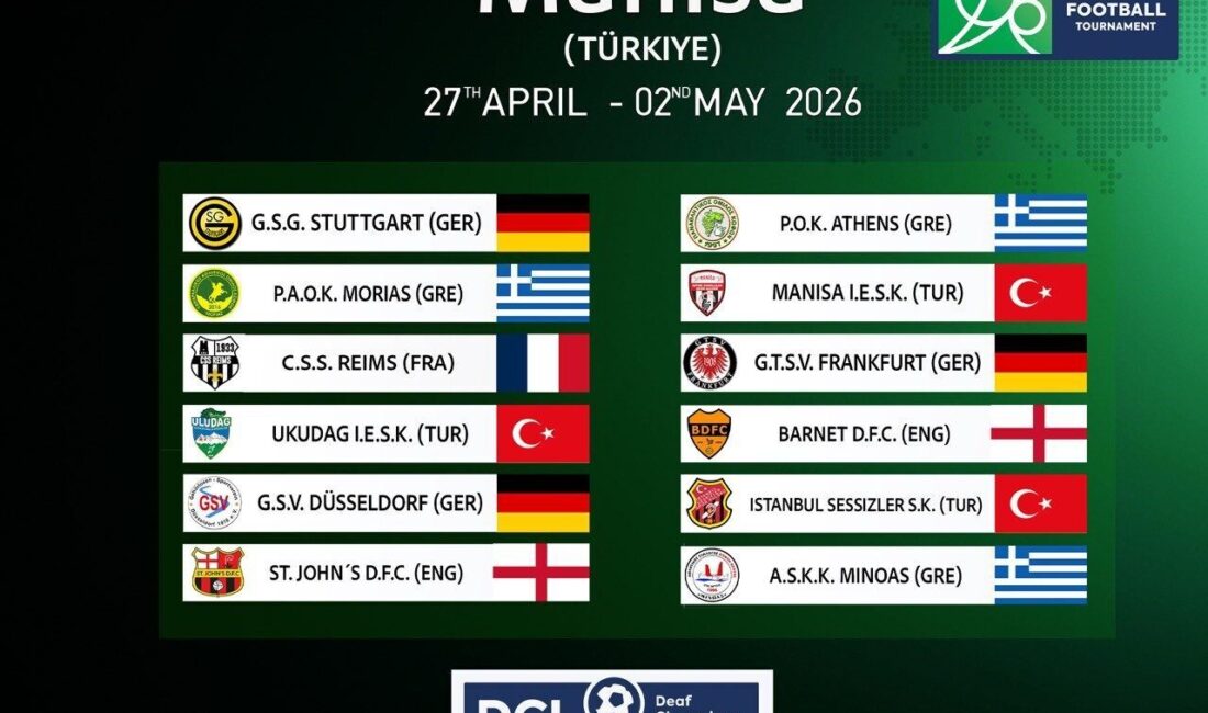 Avrupa’nın en prestijli işitme engelliler futbol organizasyonlarından Deaf Champions League,