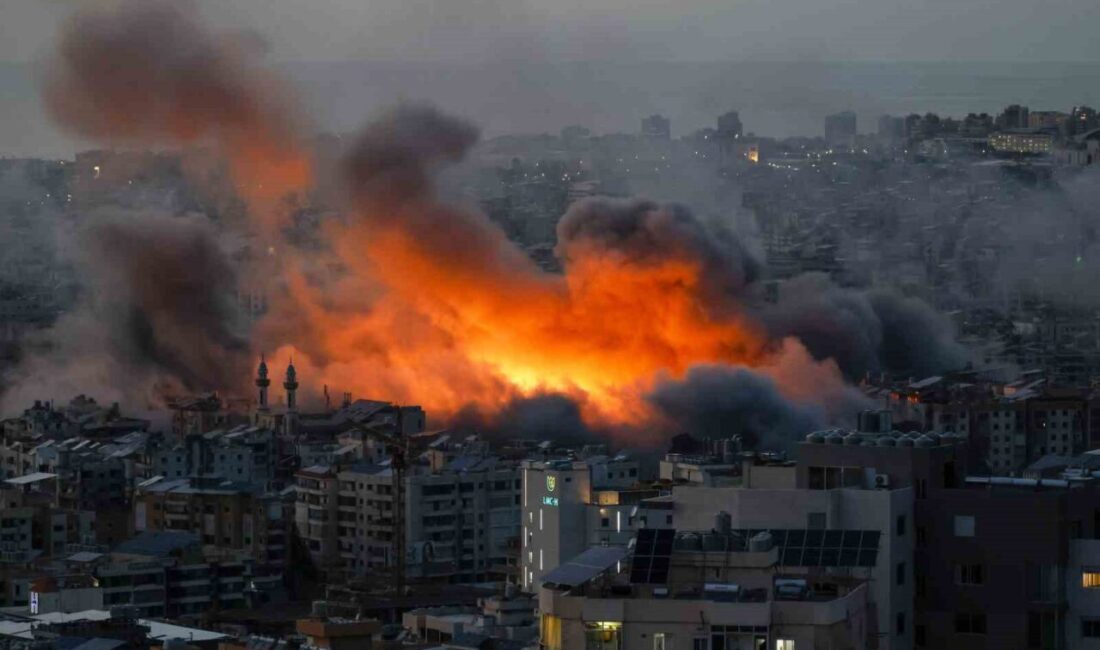 İsrail ordusu, Lübnan’ın başkenti Beyrut yakınlarındaki Dahiye bölgesine düzenlenen hava