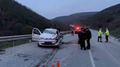 İstanbul’un Arnavutköy ilçesinde iftar saatinde meydana gelen trafik kazasında sürücü