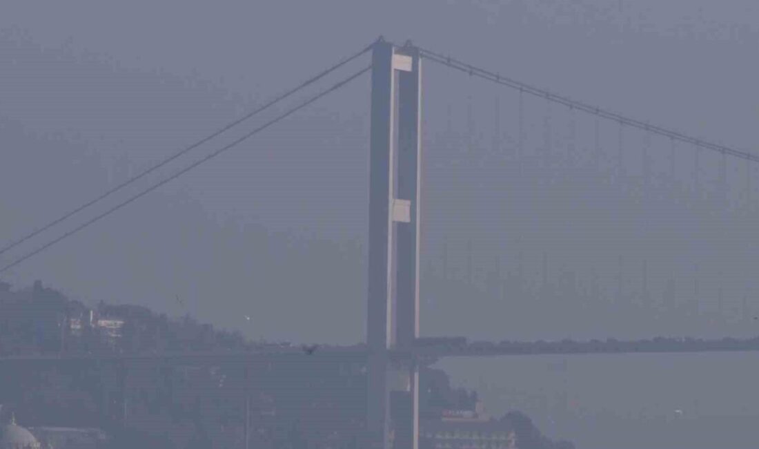 Sabahın ilk saatlerinde İstanbul’un genelini kaplayan sis etkisini göstermeye devam