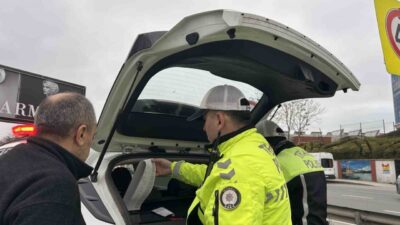 İstanbul’da trafikte kaynak yapan sürücülere yönelik drone destekli taralı alan