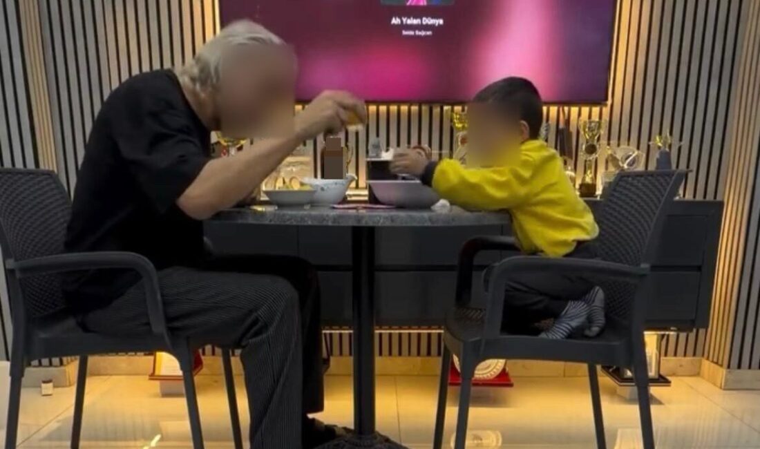 İzmir’de sosyal medyada küçük yaştaki oğlunu alkol masasına oturtarak görüntülerini