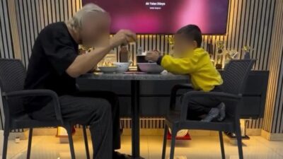 İzmir’de sosyal medyada küçük yaştaki oğlunu alkol masasına oturtarak görüntülerini