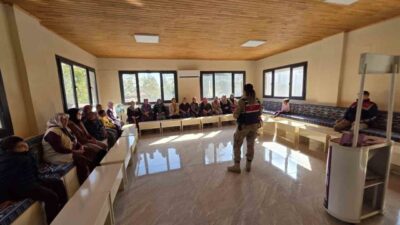 Gaziantep’te jandarma ekiplerince Şubat ayında 871 kadına, Kadın Acil Destek