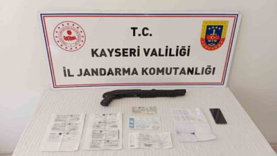 Kayseri’de jandarma ekipleri tarafından yapılan çalışmalarda, tefecilik yaptığı iddia edilen