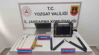 Yozgat’ta kaçak kazı yapan 5 kişi suçüstü yakalandı. Yozgat İl