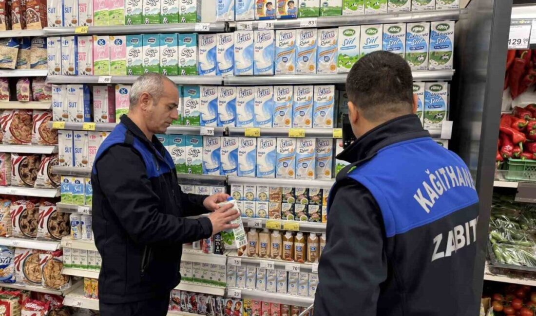 Kağıthane Belediyesi Zabıta Müdürlüğü ekipleri, ilçe genelinde faaliyet gösteren gıda