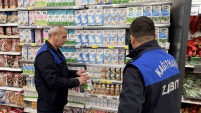 Kağıthane Belediyesi Zabıta Müdürlüğü ekipleri, ilçe genelinde faaliyet gösteren gıda