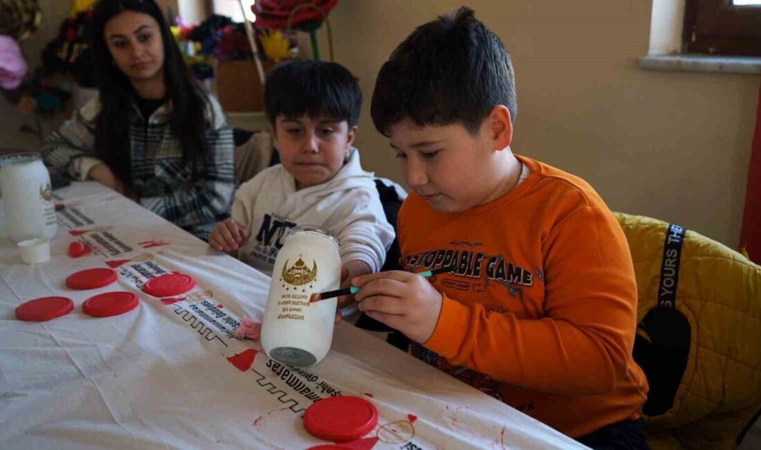 Kahramanmaraş Büyükşehir Belediyesi, anne ve çocuklara yönelik Ramazan kandili yapım