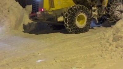 Son yılların en sert kış mevsimini yaşayan Sivas’ta kar kalınlığı