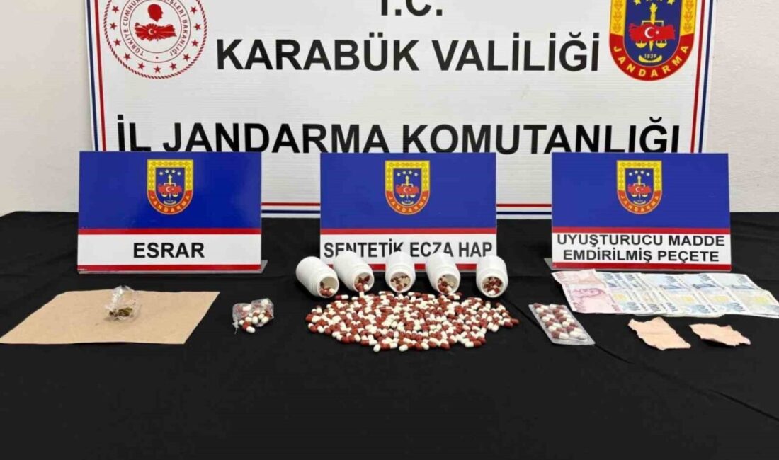 Karabük’te jandarma ekiplerince düzenlenen uyuşturucu operasyonunda 3 şüpheli gözaltına alındı.