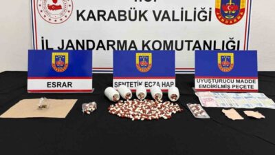 Karabük’te jandarma ekiplerince düzenlenen uyuşturucu operasyonunda 3 şüpheli gözaltına alındı.