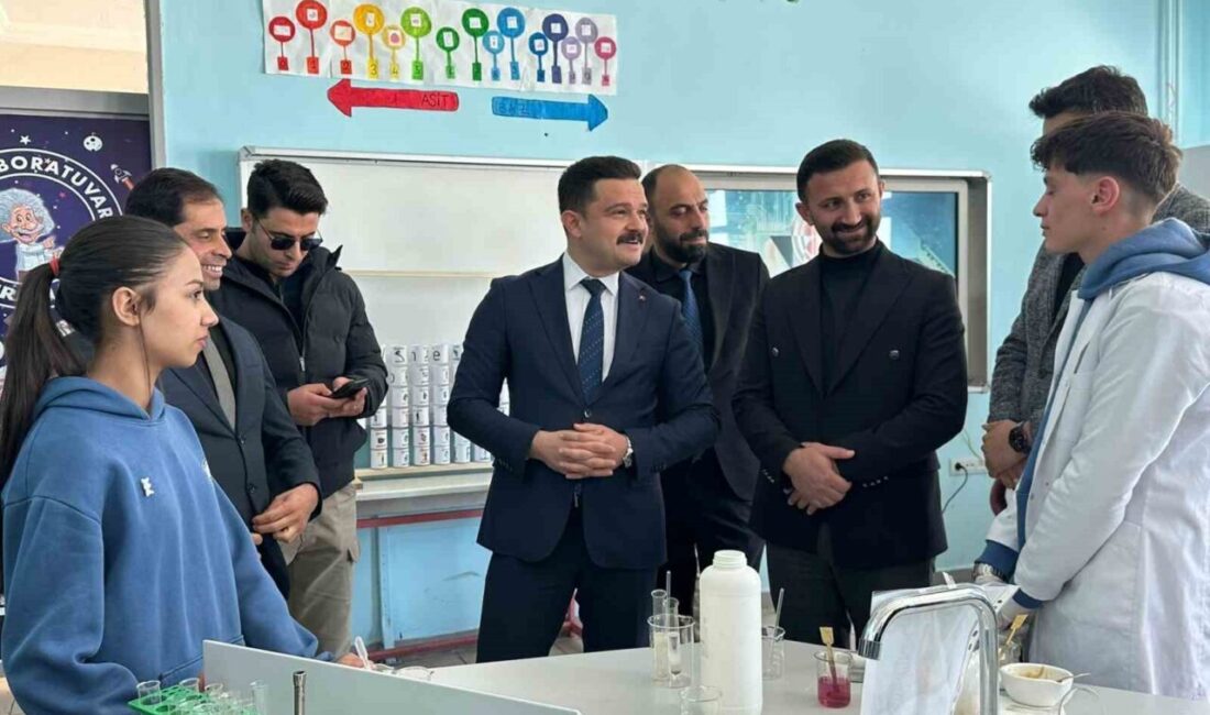 Erzurum’un Karayazı ilçesinde bulunan Karayazı Anadolu Lisesi’nde öğrencilerin hazırladığı TÜBİTAK