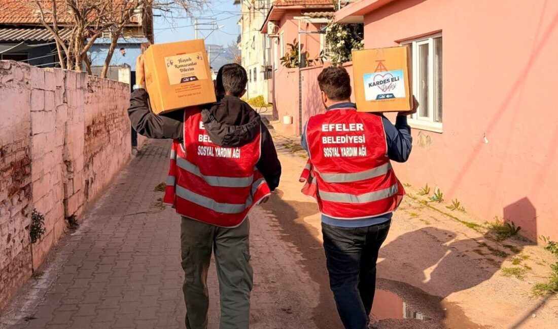 Efeler Belediyesi tarafından hayata geçirilen ’Kardeş Eli’ projesi kapsamında Ramazan