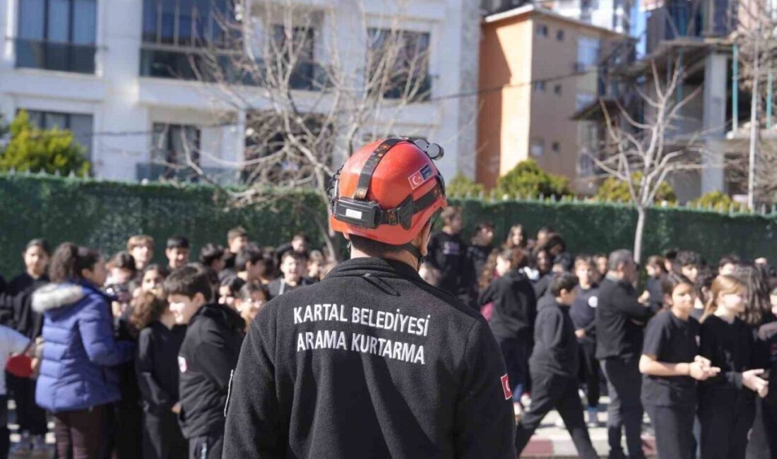 Kartal Belediyesi, 1-7 Mart Deprem Haftası’nda ilçedeki okulları kapsayan büyük
