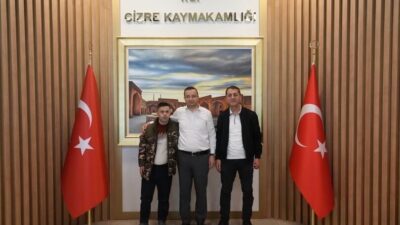 Şırnak’ın Cizre İlçe Kaymakam Ahmet Vezir Baycar, ilçenin sevilen simalarından