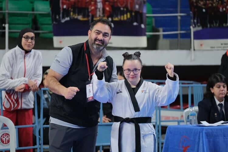 Kayserili sporcu Büşra Yolun, Para Taekwondo Milli Takımı’na seçilip sonrasında
