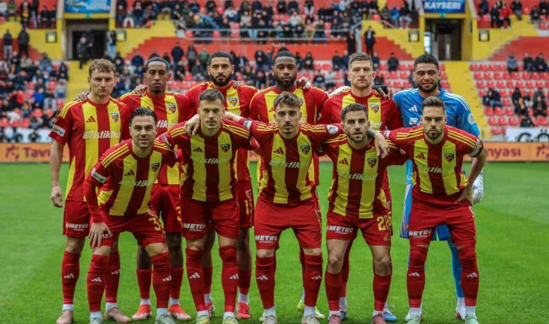 Kayserispor, haftayı 3 puanla kapatarak, 16. sıraya yükseldi. Süper Lig’de
