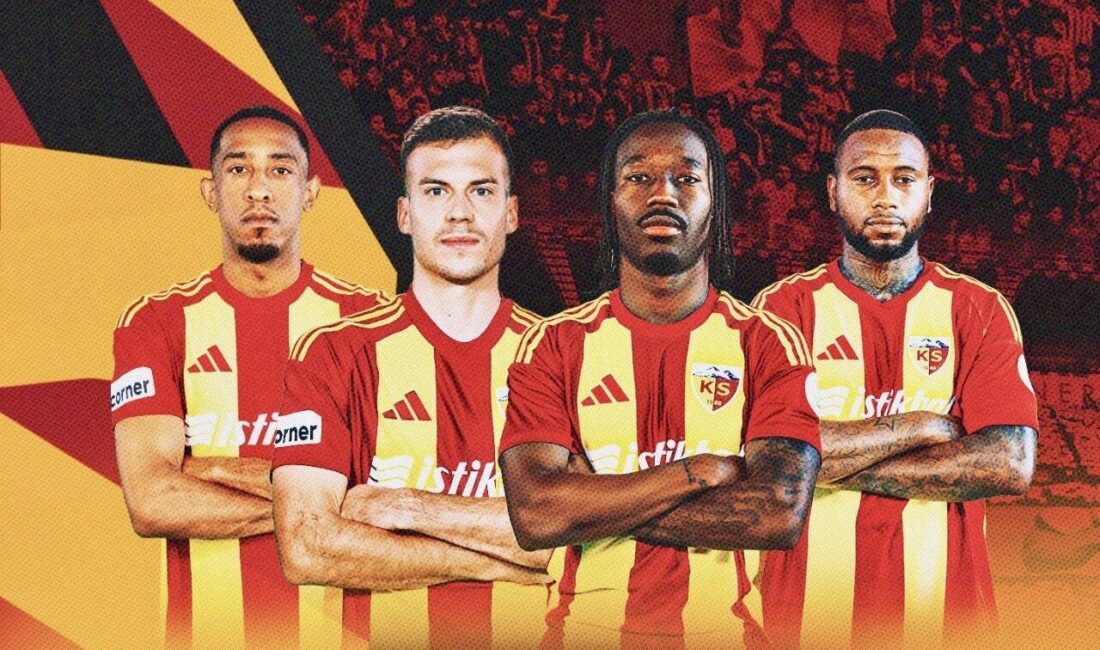 Kayserispor’da forma giyen 4 futbolcuya ülkelerinden milli davet geldi. Süper