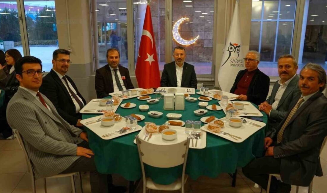 Karabük Üniversitesinde düzenlenen “Mehmet Âkif Ersoy ve İstiklal Marşı İftarı”