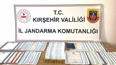 Kırşehir’de jandarma ekipleri tarafından “tefecilik” suçuna yönelik düzenlenen operasyonda 3