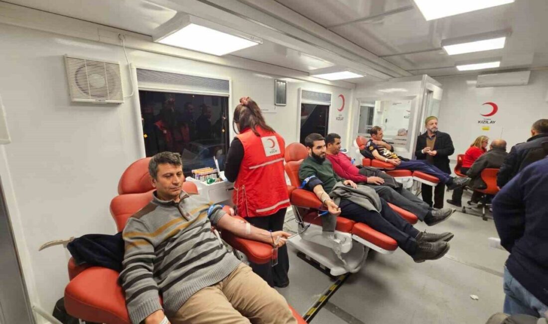 Türk Kızılay tarafından Darende’de düzenlenen kan bağışı kampanyasında 44 ünite